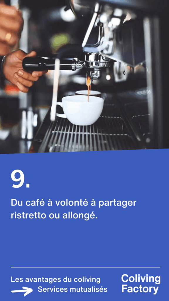 9- Du café à volonté à partager ristretto ou allongé. (Machine expresso Jura) 9- Du café à volonté à partager ristretto ou allongé. (Machine expresso Jura)