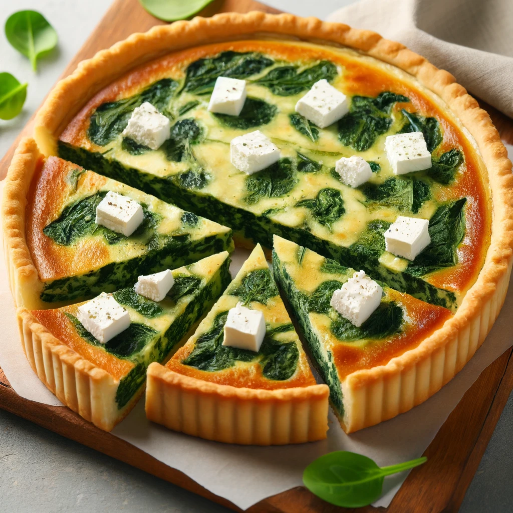 Quiche aux Épinards et Feta