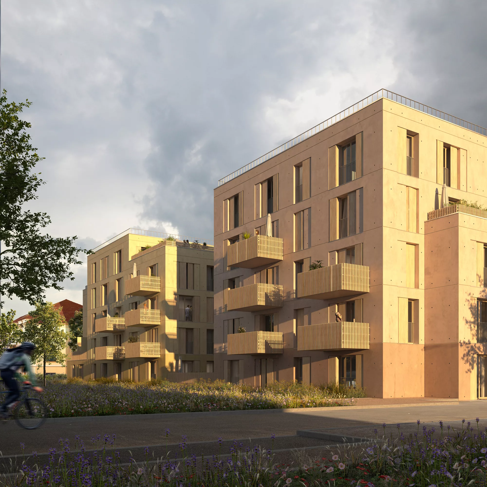 Les coliving par Compose à Rungis © Image Faber Picturæ