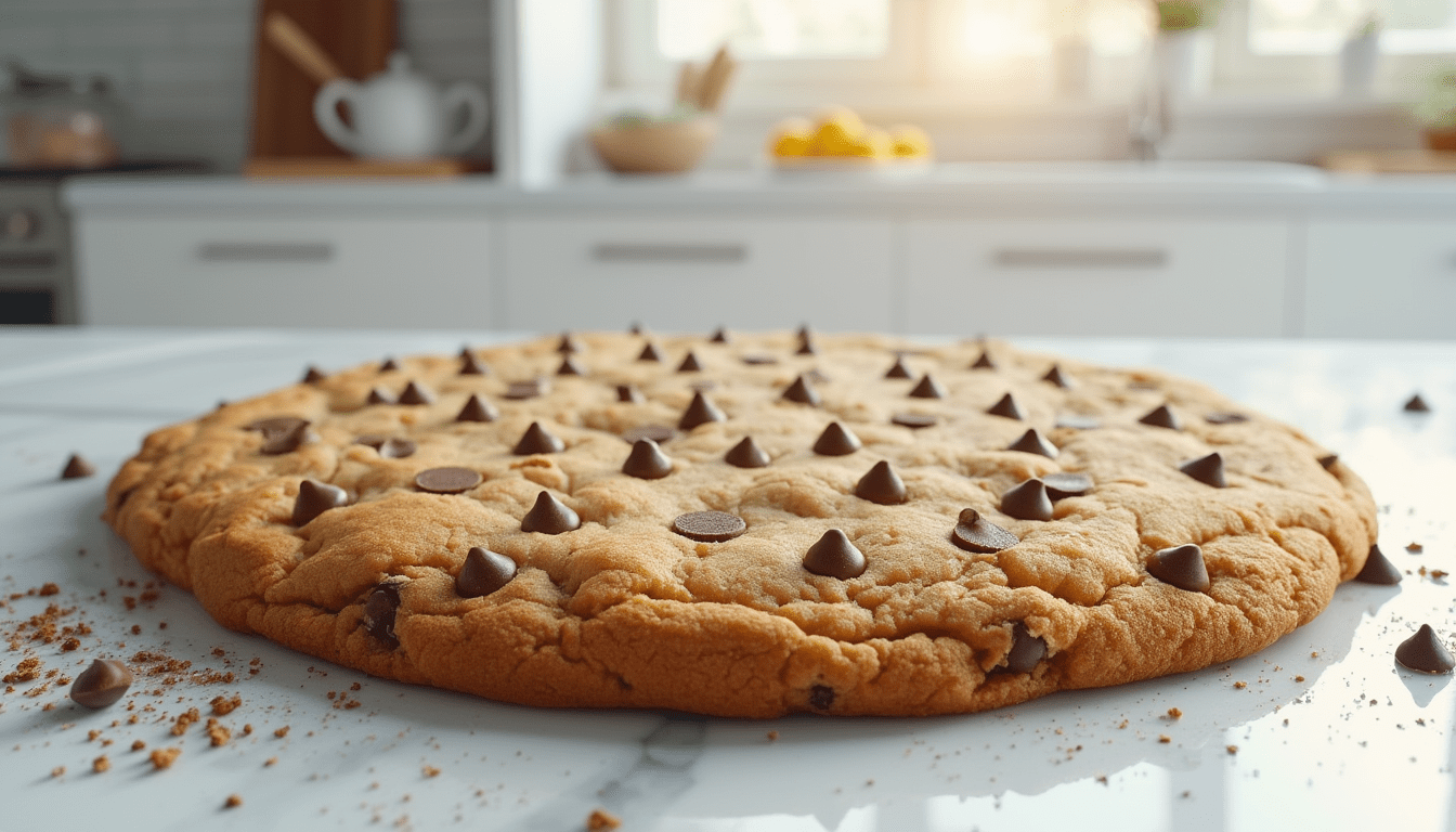 Recette de cookie géant à partager